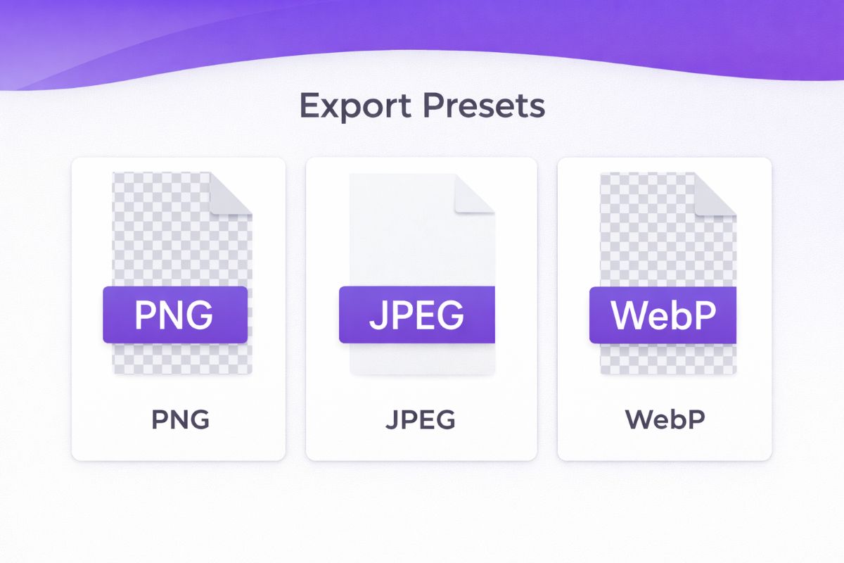 PNG vs JPEG vs WebP: The Only Export Rules You Need for Cutouts