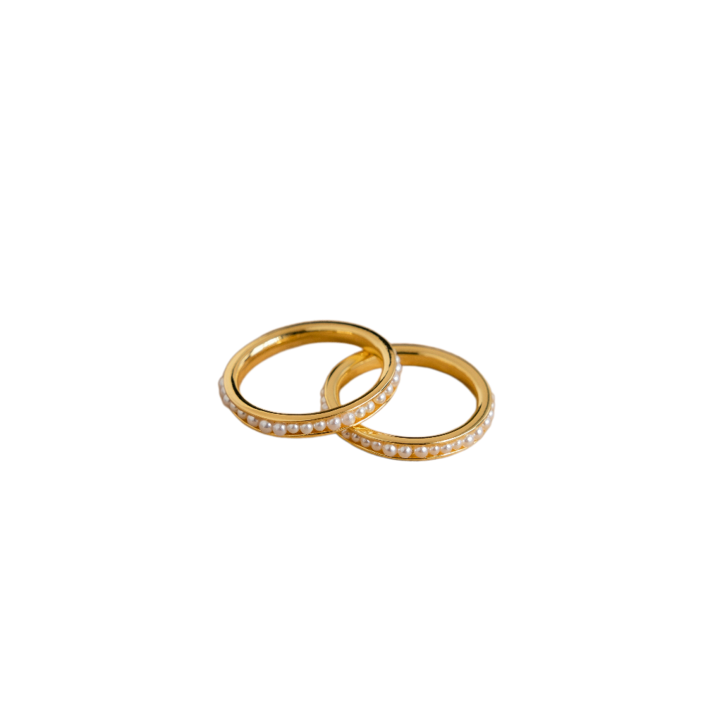 Gold ring with clean white background processed by SimplyPNG